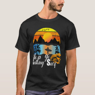 Camiseta Gran Retro Vintage Dejar De Hablar Go Surf Fun Sur