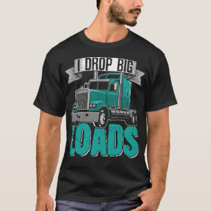 Camiseta Gran Rig SemiTrailer Truck Conductor cuerpo espiri