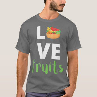 Camiseta Gran ropa de amante de la fruta, veganas, vegetari