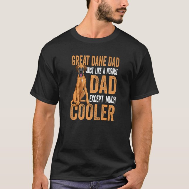 Camiseta Gran ropa de perro de danés Excelentes accesorios  (Anverso)