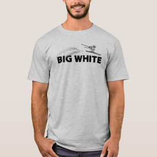 Camiseta Gran Saltador de Esquí Británico Colombiano Blanco