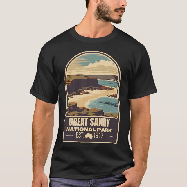 Camiseta Gran Sandy � el interminable horizonte de Australi (Anverso)