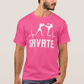 Camiseta Gran Savage Boxing Heartbeat Kick Mma Kickboxing
