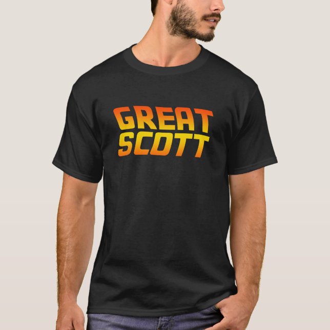 Camiseta Gran Scott - Doc Brown de vuelta al futuro (Anverso)