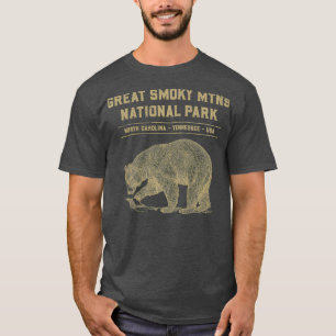 Camiseta Gran Shirt de Montañas Smoky - Parque Nacional