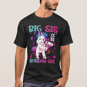 Camiseta Gran Sis Del Chica De Cumpleaños Que Florece Unico
