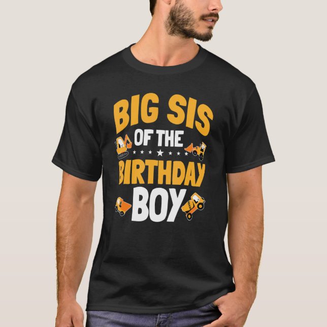 Camiseta Gran Sis Del Trabajador De Construcción De Birthda (Anverso)