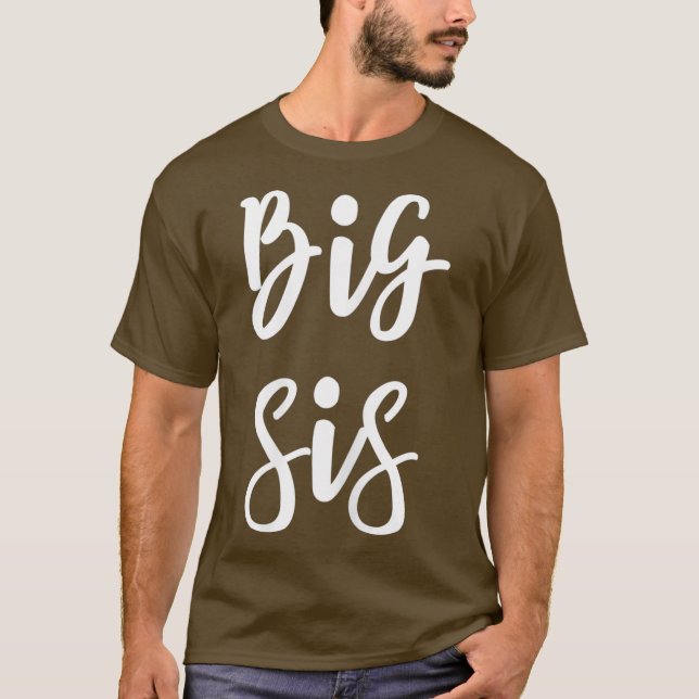 Camiseta Gran Sis para Gran Hermano Pequeño y Hermana (Anverso)