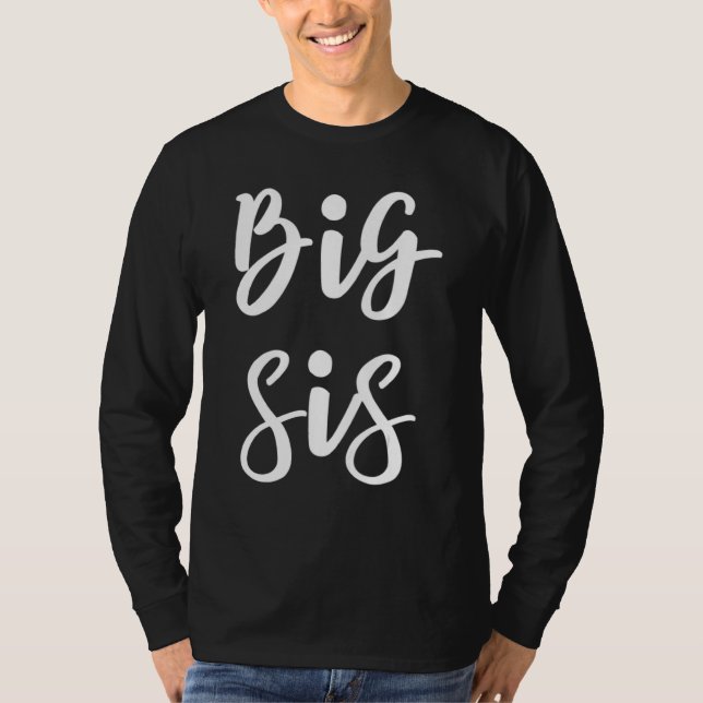 Camiseta Gran Sis Para Gran Hermano Pequeño Y Hermanos Herm (Anverso)