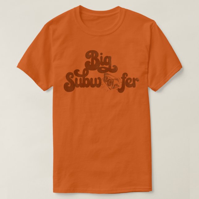 Camiseta Gran subwoofer (Diseño del anverso)