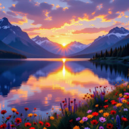 Camiseta Gran Sunset de las Montañas Smoky