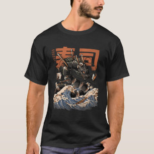 Camiseta Gran Sushi Dragon comida japonesa Kawaii Dragon An