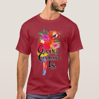 Camiseta Gran Tee de loro de las Islas Caimán