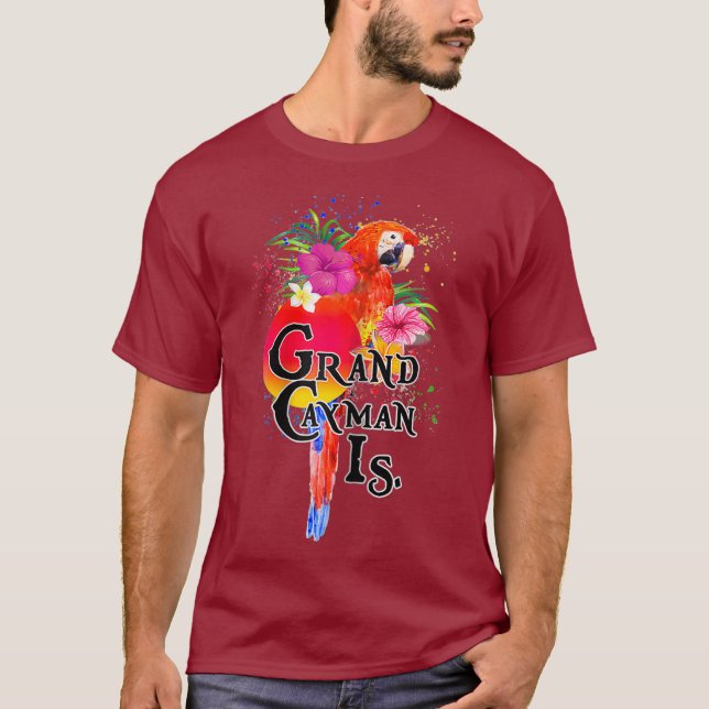 Camiseta Gran Tee de loro de las Islas Caimán (Anverso)