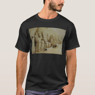 Camiseta Gran templo Aboo Simbel de David Roberts