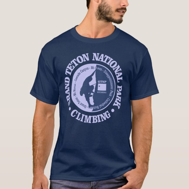 Camiseta Gran Tetón (escalada) (Anverso)