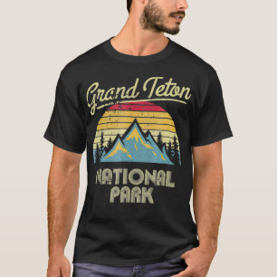 Camiseta Gran Tetón Retro Vintage Tee - Parque Nacional T S