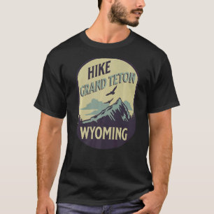 Camiseta Gran Teton Wyoming Montaña de Senderismo al aire l