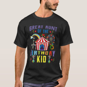 Camiseta Gran Tía Del Aniversario Niño Circo Divertido Pa