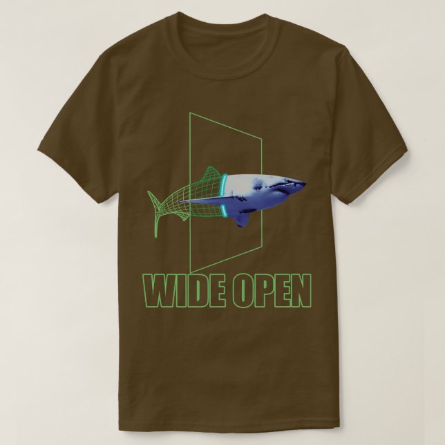 Camiseta Gran tiburón blanco (Diseño del anverso)