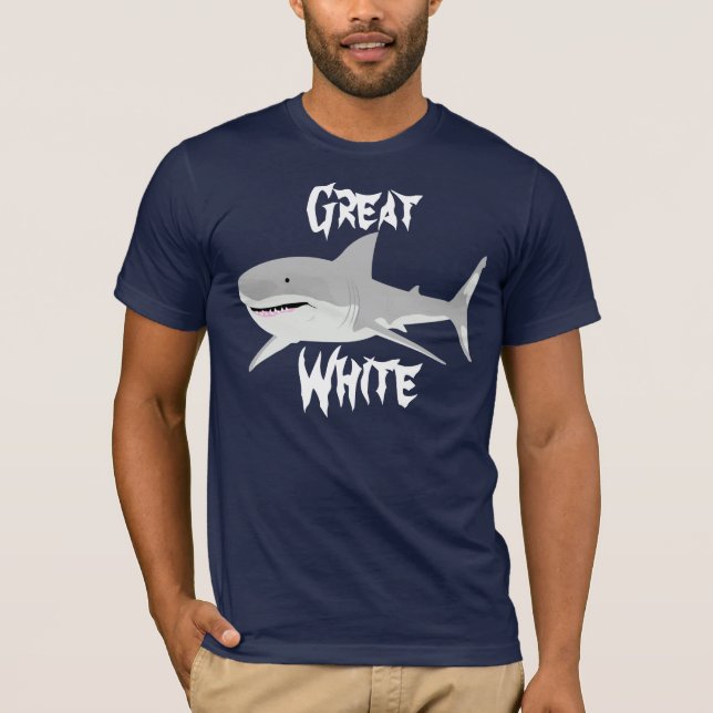 Camiseta Gran tiburón blanco (Anverso)