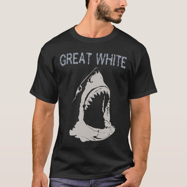 Camiseta Gran tiburón blanco (Anverso)