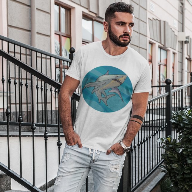 Camiseta Gran tiburón blanco (Subido por el creador)