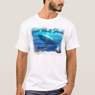 Camiseta Gran tiburón blanco por Arteology
