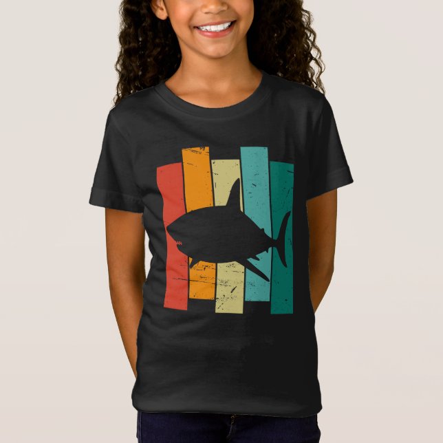 Camiseta Gran tiburón blanco vintage (Anverso)