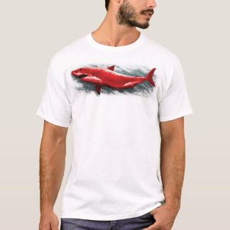 Camiseta Gran tiburón rojo