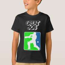 Gran Trabajo Logo de Cricket Batsman de Cricket