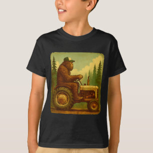 Camiseta Gran Tractor Bigfoot Diseño Para Hombres Granjeros