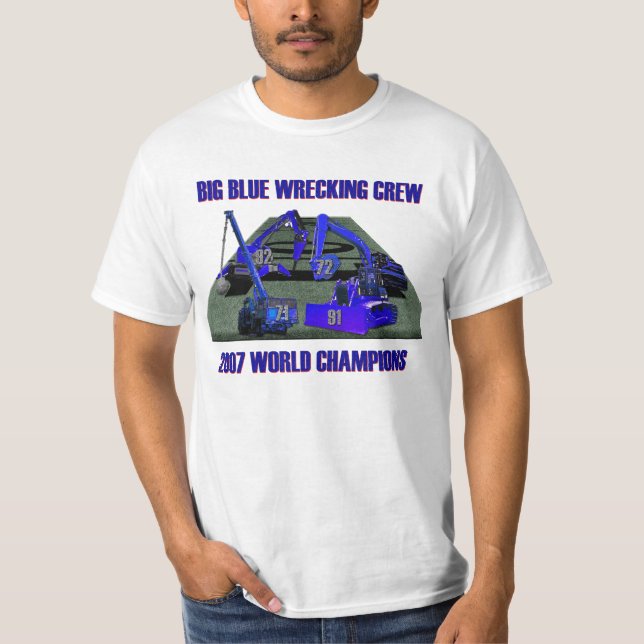 Camiseta Gran Tripulación Azul (Anverso)