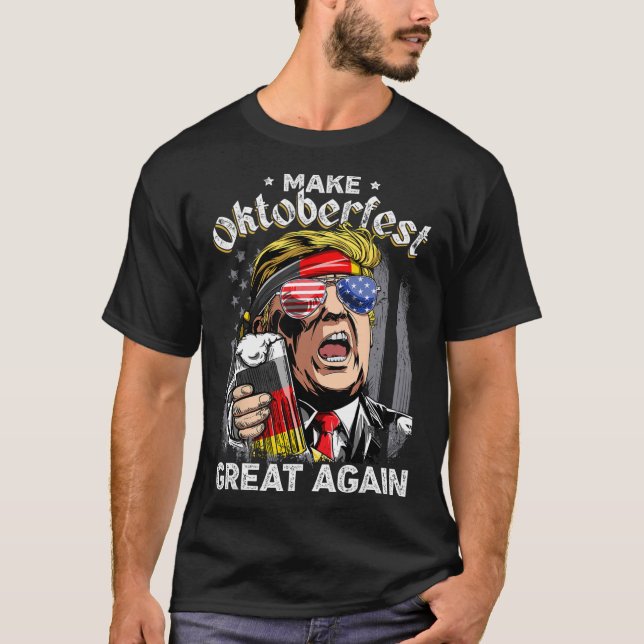 Camiseta Gran Trump de nuevo divertido (Anverso)
