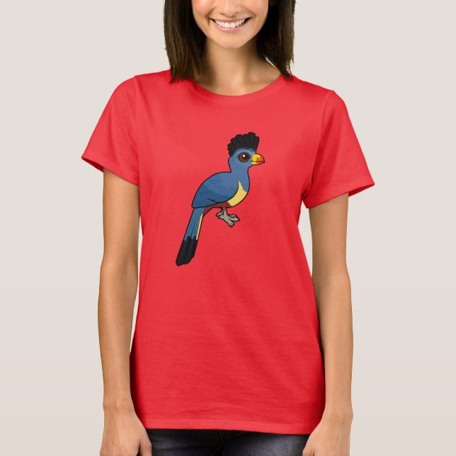 Camiseta Gran Turaco Azul (Anverso)