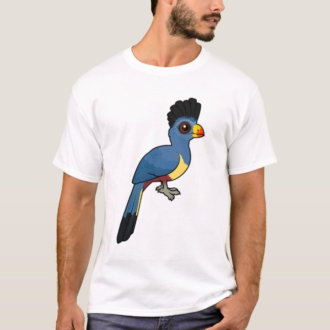 Camiseta Gran Turaco Azul (Anverso)