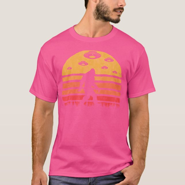 Camiseta Gran Ufo Vintage Sun Design - Cree (Anverso)