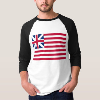 Camiseta Gran Unión, 1ª bandera de las colonias de EE. UU.