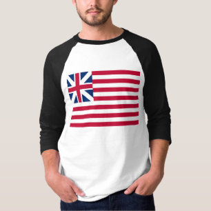 Camiseta Gran Unión, primera bandera de los Estados Unidos