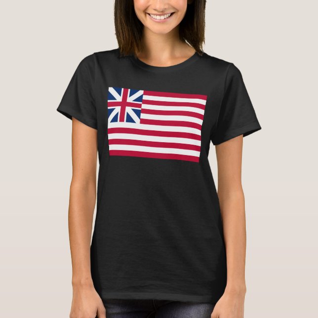 Camiseta Gran Unión, primera bandera de los Estados Unidos  (Anverso)