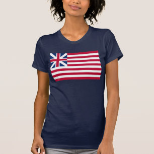 Camiseta Gran Unión, primera bandera de los Estados Unidos 