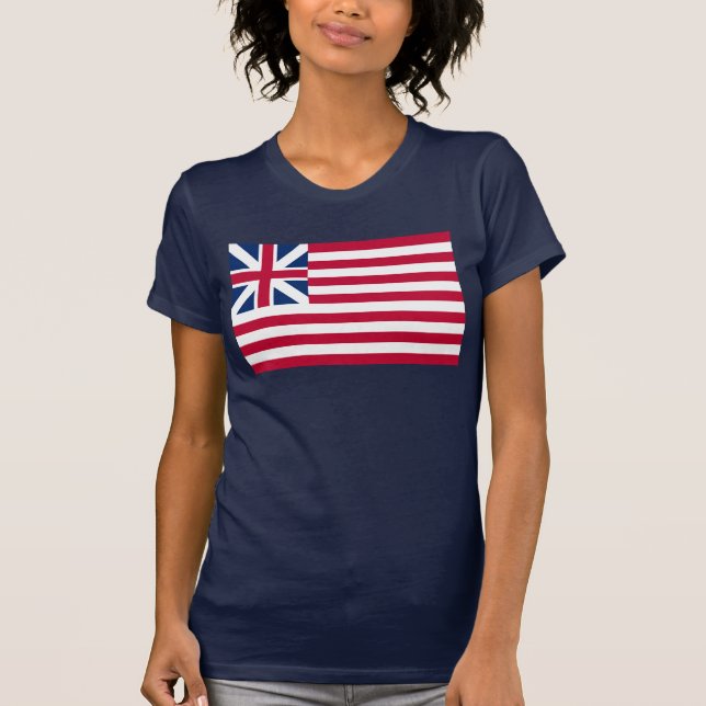 Camiseta Gran Unión, primera bandera de los Estados Unidos  (Anverso)