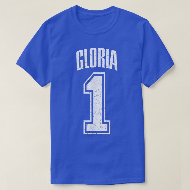 Camiseta Gran ventilador de Gloria número 1  (Diseño del anverso)