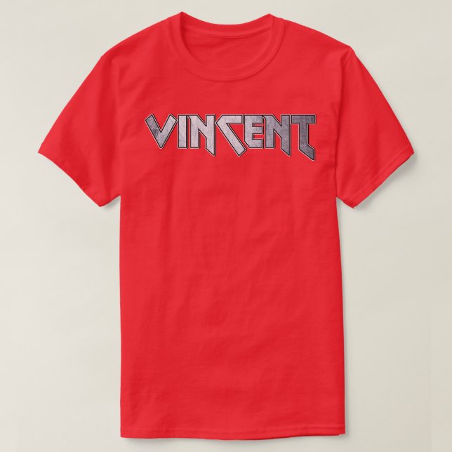 Camiseta Gran Vicente metalizado (Diseño del anverso)