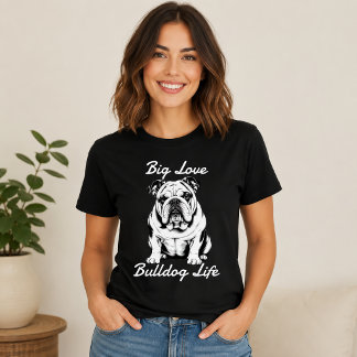 Camiseta Gran Vida de Bulldog con Amor