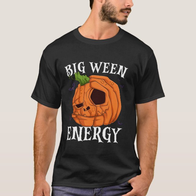Camiseta Gran Ween Energy Halloween Disstume Calabaza talla (Anverso)
