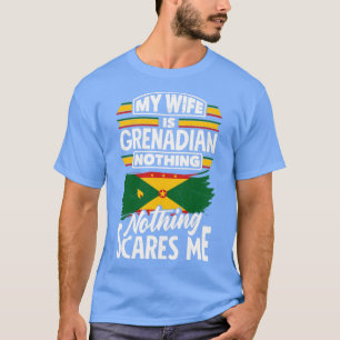 Camiseta Granada Bandera Granadina Mi Esposa Es Granada