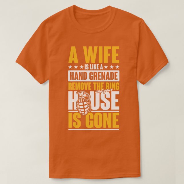 Camiseta Granada de la mano de la esposa (Diseño del anverso)
