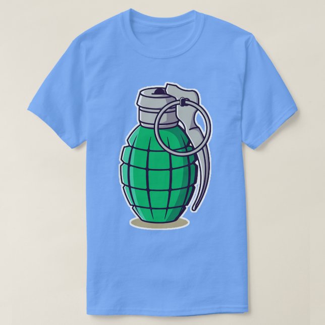 Camiseta Granada de mano (Diseño del anverso)