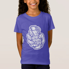 Camiseta Granada de Mano al Estilo de Cómics